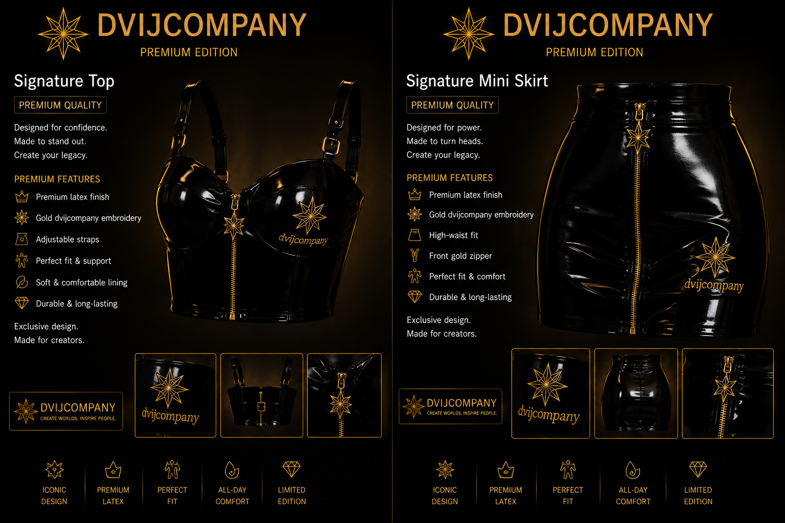 DVIJCOMPANY Signature Latex Set – Premium Edition